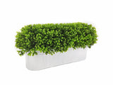Artificial Flowers & Plants: Artificial Grass in Oval Tin Pot 45cm