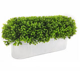 Artificial Flowers & Plants: Artificial Grass in Oval Tin Pot 45cm