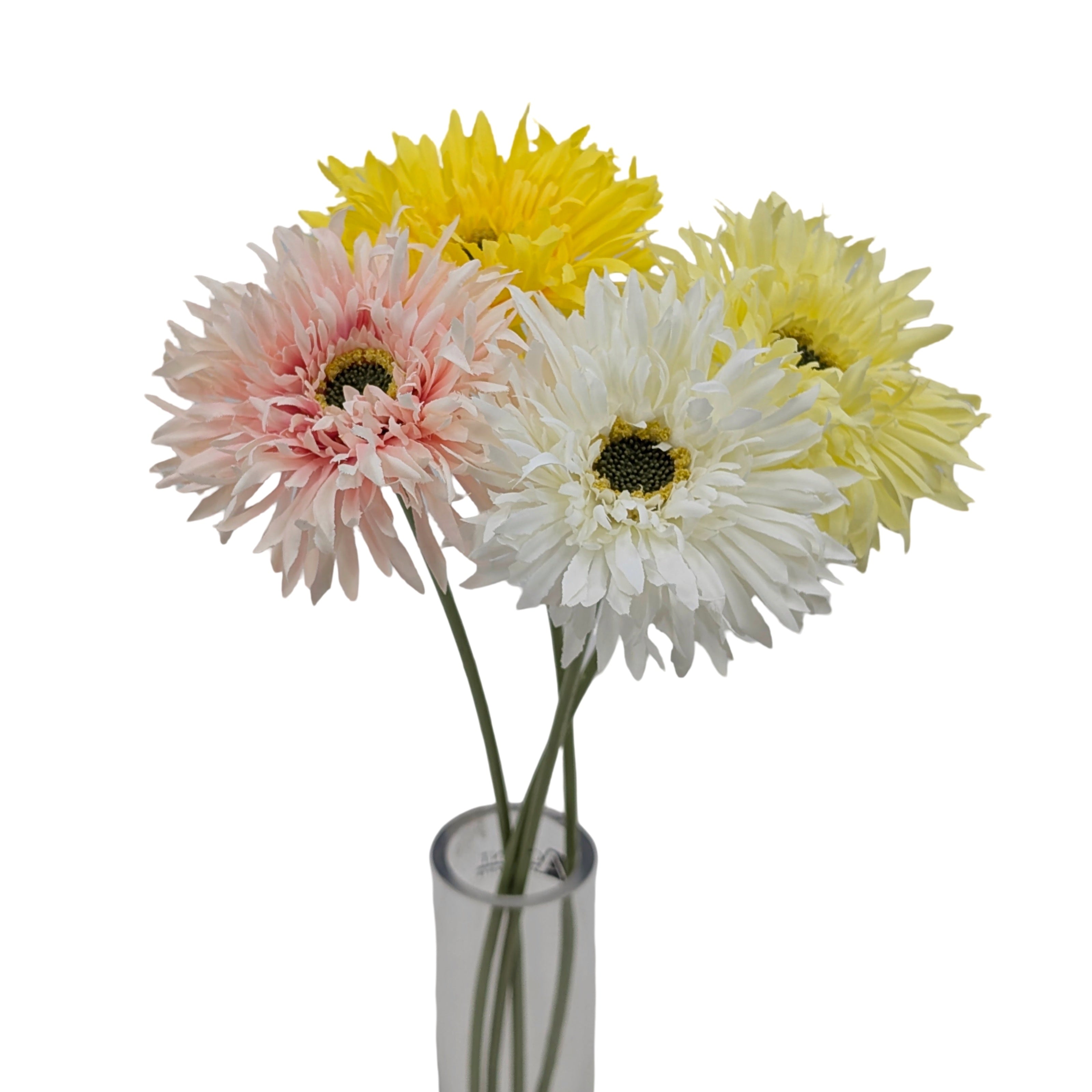 Canopies & Gazebos: bulk 36 Artificial Daisy Single Stem 4 Asst 43cm
