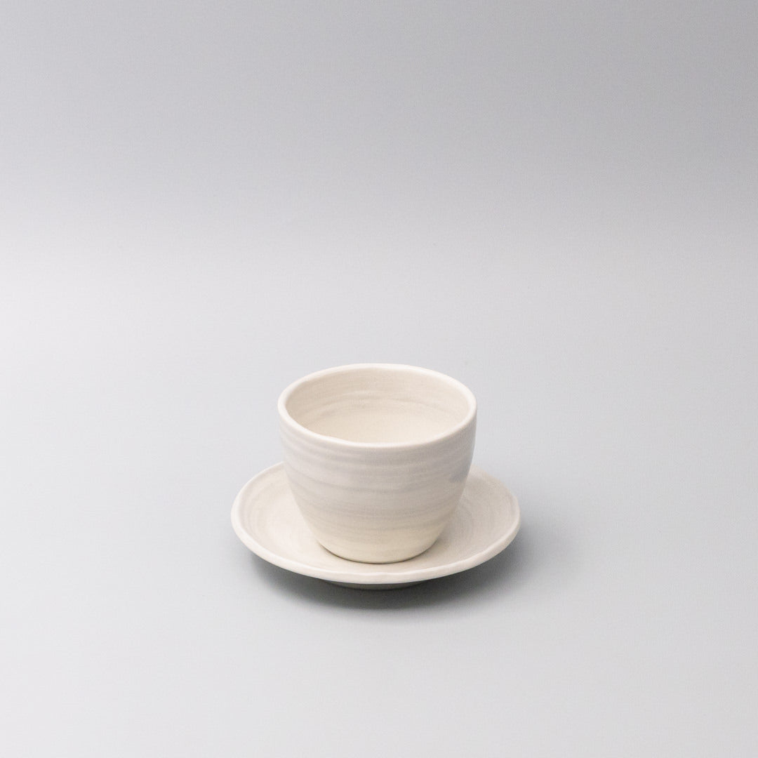 Disposable Cups: Mug 250ml Washed White
