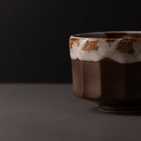 Teas & Accessories: Matcha Tea bowl 11cm Metallic Rust Glaze