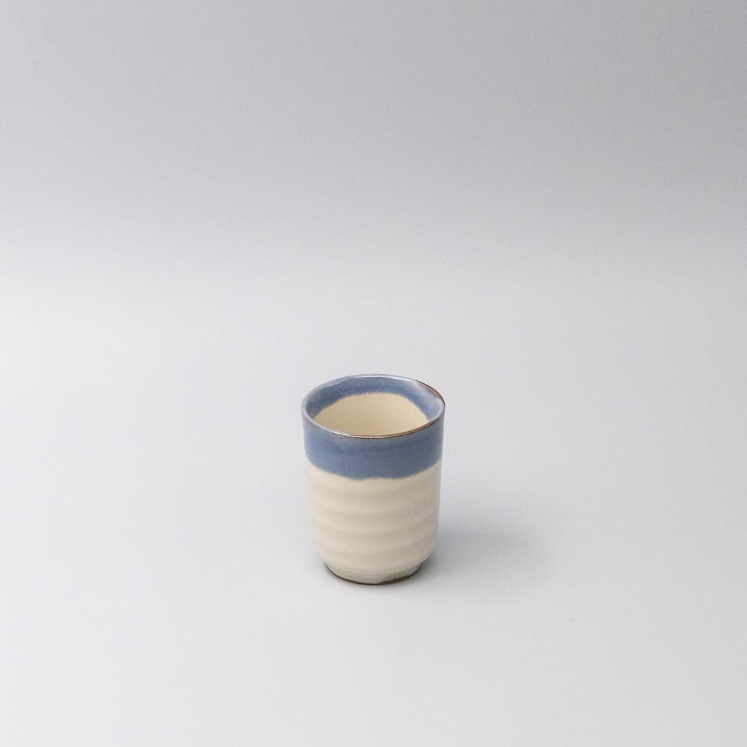 Wine & Champagne Hampers: Sushi Mug 150ml Denim Cream Glaze