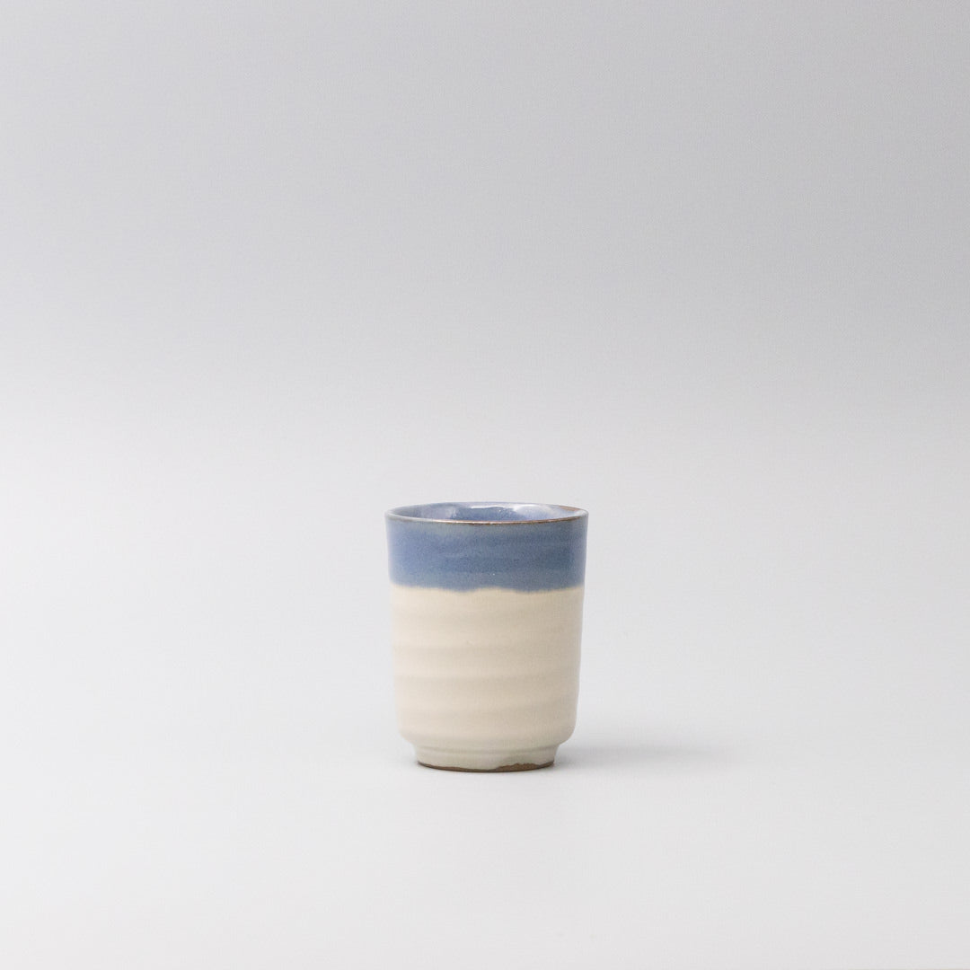 Wine & Champagne Hampers: Sushi Mug 150ml Denim Cream Glaze