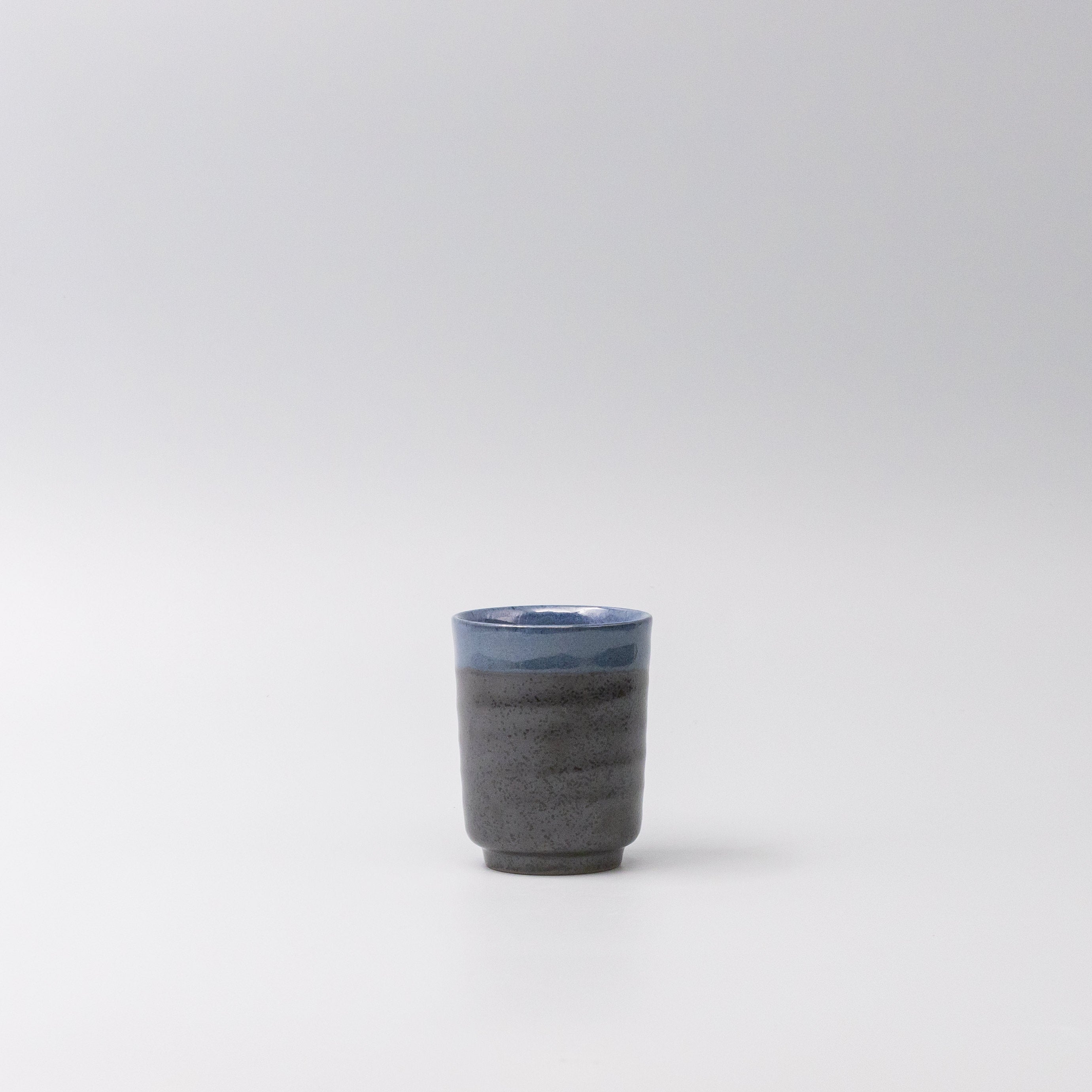 Mug 170ml Blue & Black Glaze