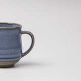 Disposable Cups: Mug with Handle 230ml Blue Glaze