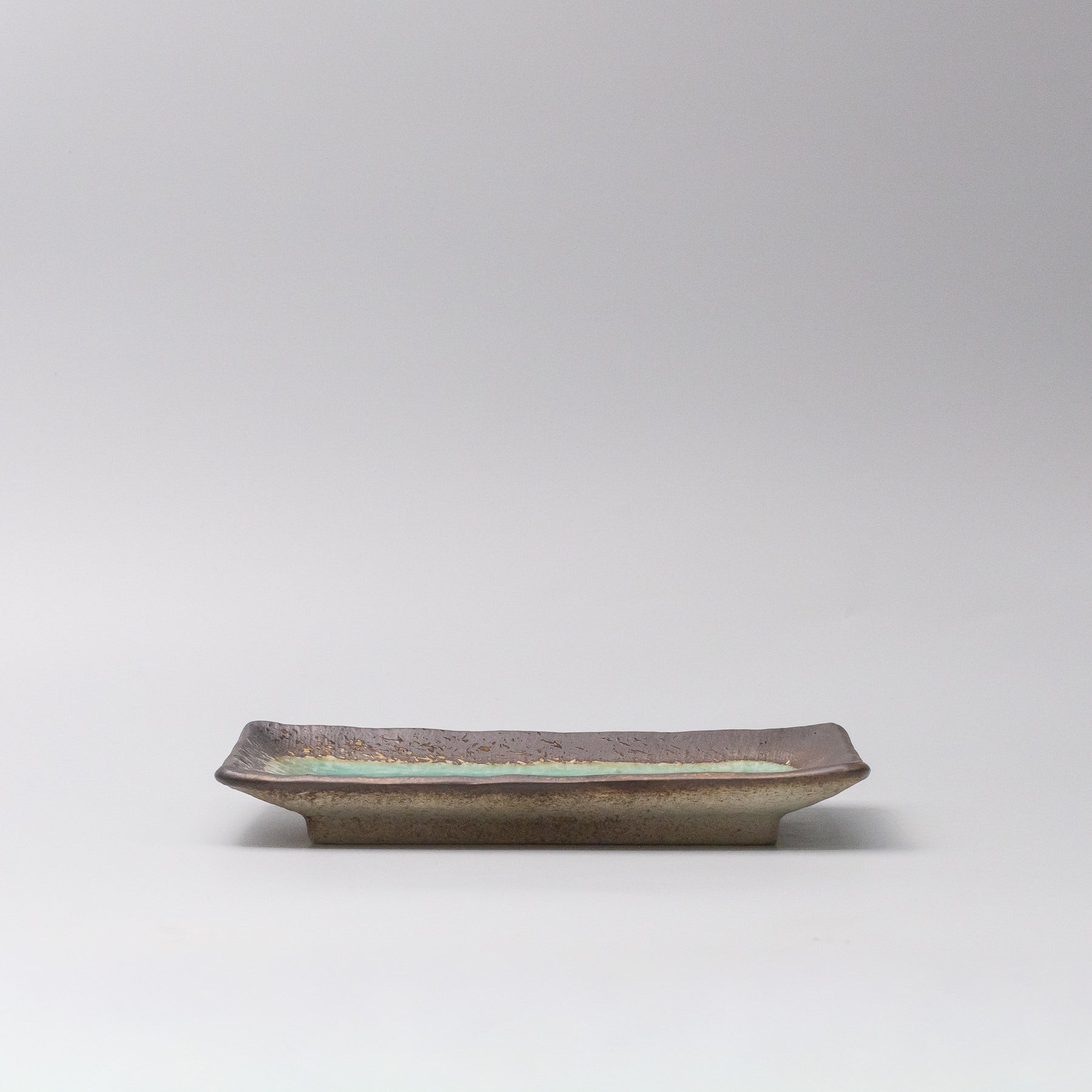 Plate Rectangular 22x14cm Jade Glaze
