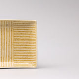 Plate Rectangular 21cm Biscuit Glaze