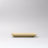 Plate Rectangular 21cm Biscuit Glaze