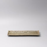 Plate Rectangular 33x10cm Sage Glaze