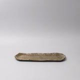 Wellness Accessories: Plate Sashimi Organic Shape 13cm Sage Glaze