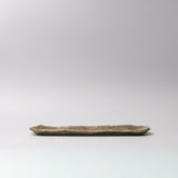 Wellness Accessories: Plate Sashimi Organic Shape 13cm Sage Glaze