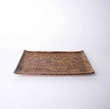 Kitchen & Bathroom DIY: Sushi Plate 24cm Amber Contour Glaze