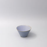 Bowl Fluted 13cm Blue Fade Glaze
