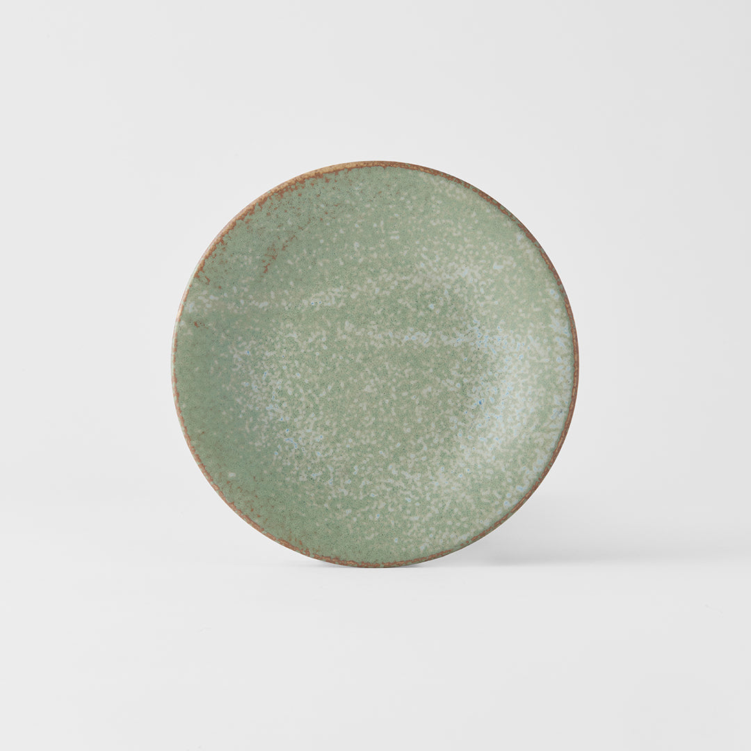 Tapas Plate 17cm Green Fade Glaze