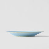 Shower Accessories: Tapas Plate 17cm Soda Blue Glaze