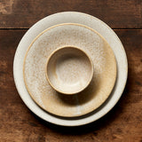 Tapas Plate 17cm White Fade Glaze