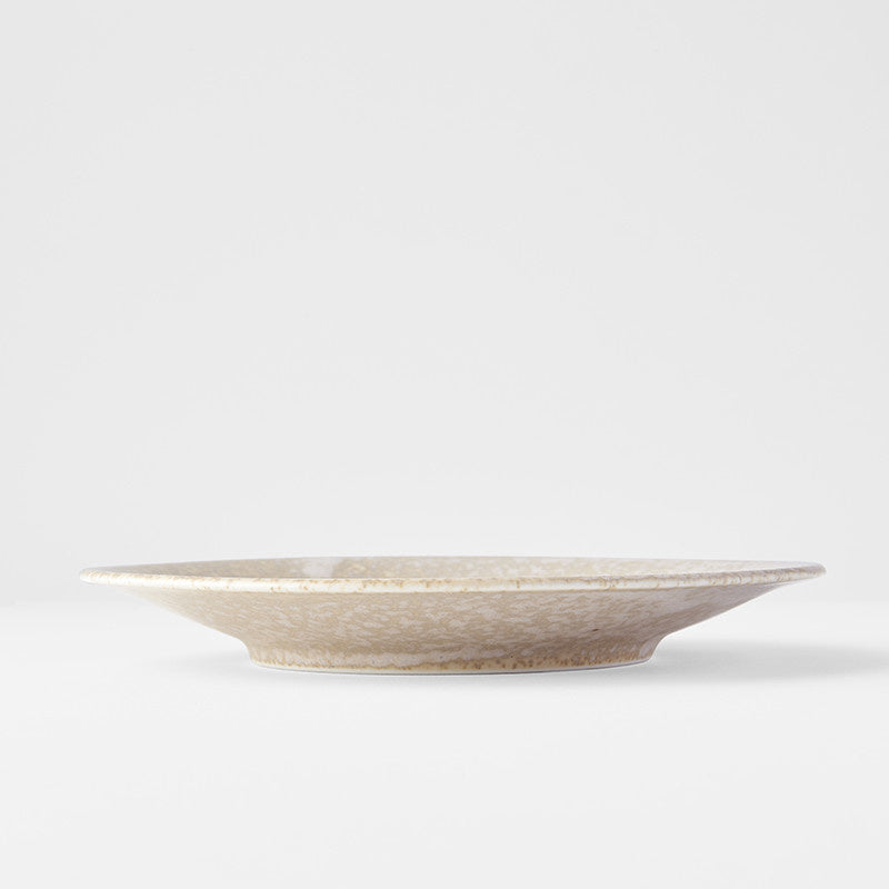 Tapas Plate 17cm White Fade Glaze