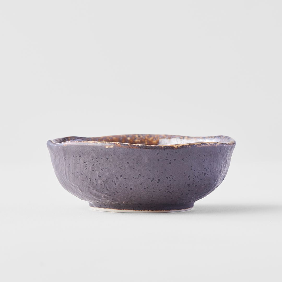 Sauce Dish 8cm Akane Grey Glaze