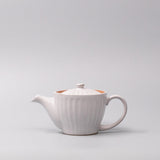Teas & Accessories: Teapot 480ml Speckled White Ridge Glaze