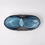 Buffets & Sideboards: Organic Platter Oval 32cm Storm Glaze