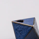 Vase Triangular Indigo Wave 130ml