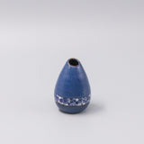 Vase Pinecone 10H Indigo Yuzen