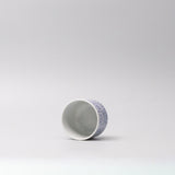Teas & Accessories: Cup Chawanmushi 170ml Blue Paisley Glaze