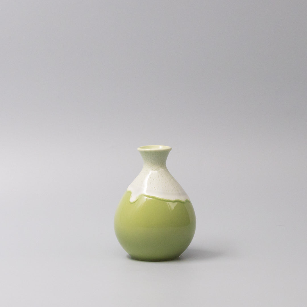 Condiments & Sauces: Sake Jug 300ml Pistachio White Drip