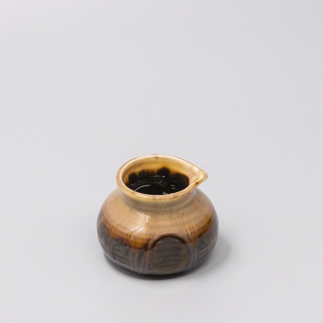 Pourer 120ml Chesnut Gloss Sunflower Drip Glaze