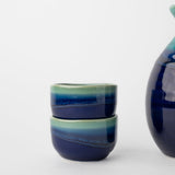 Candles & Diffusers: Sake Set for Four 330ml Cobalt Teal Glaze