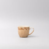 Disposable Cups: Mug in a Gift Box 260ml Apricot Floral Band Design