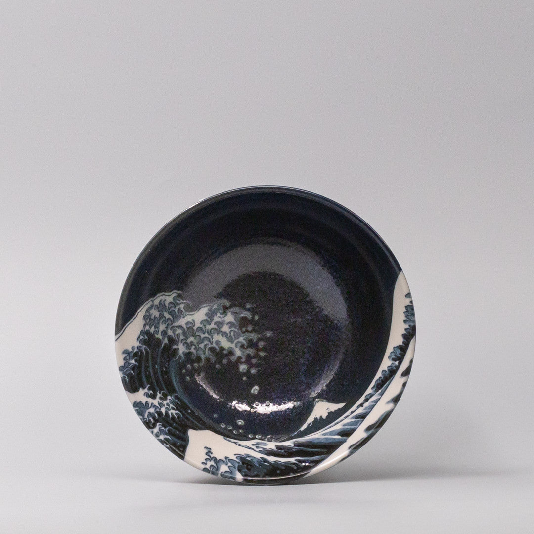 Rice Bowl 15cm Hokusai Great Wave Design