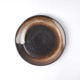 Shower Accessories: Plate 24cm Brushstroke Black