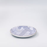 Boating Accessories: Plate 18cm Thatched Navy Design