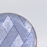 Boating Accessories: Plate 18cm Thatched Navy Design