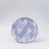 Boating Accessories: Plate 18cm Thatched Navy Design