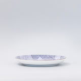Boating Accessories: Plate 18cm Thatched Navy Design