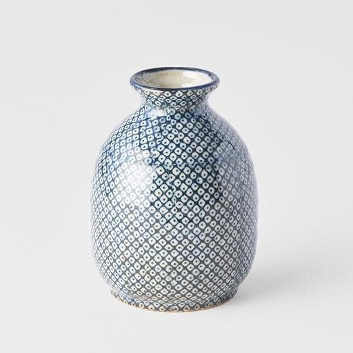 Oven Mitts & Pot Holders: Sake Jug 8cm 300ml Shibori Pattern