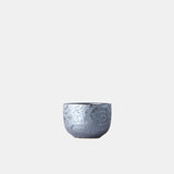 Teas & Accessories: Sake Cup 35ml Black Scroll Glaze