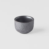 Teas & Accessories: Sake Cup 35ml Black Scroll Glaze