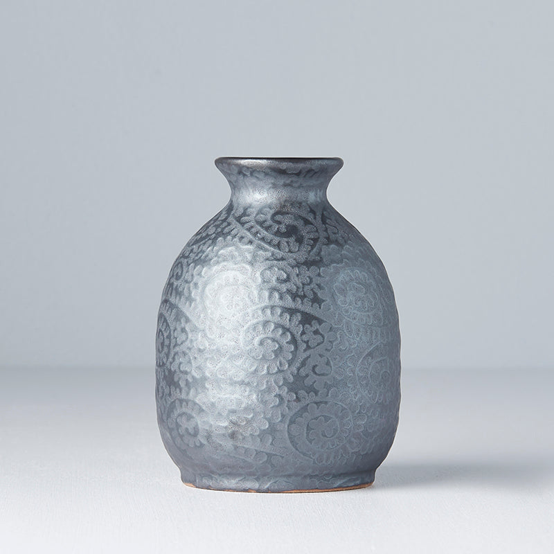 Buffets & Sideboards: Sake Jug 300ml Black Scroll Glaze