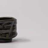 Wellness Accessories: Sake Cup Moss Black Glaze