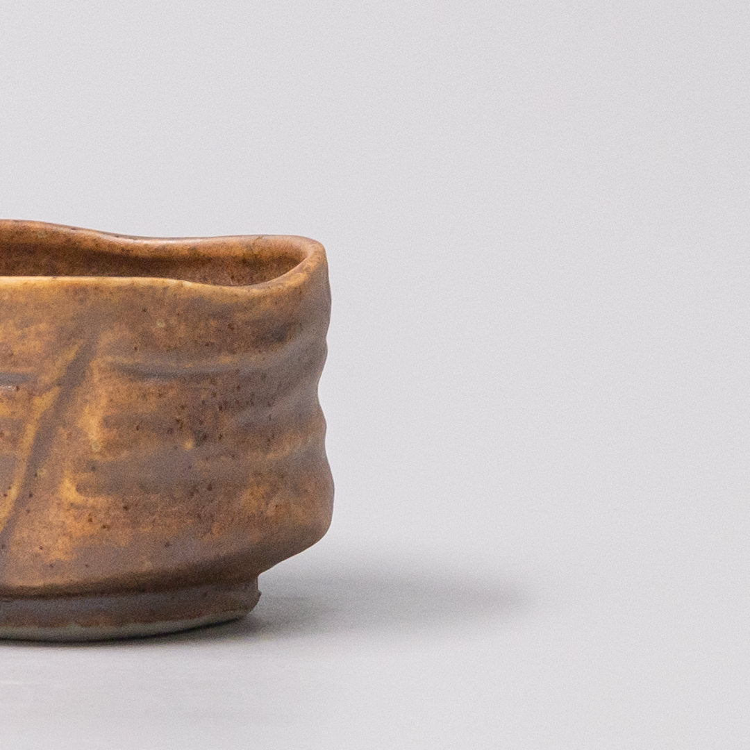 Wellness Accessories: Sake Cup Ochre Glaze