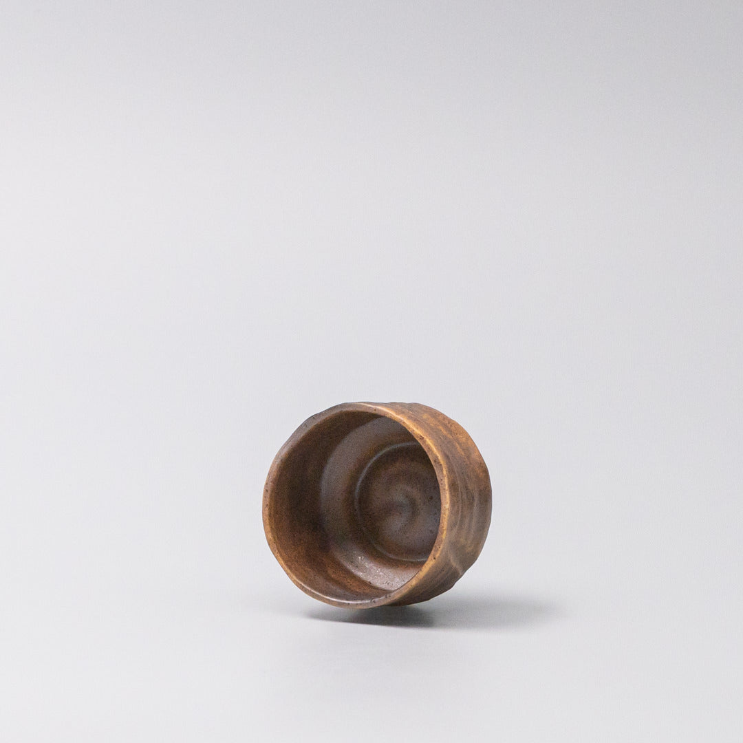 Wellness Accessories: Sake Cup Ochre Glaze