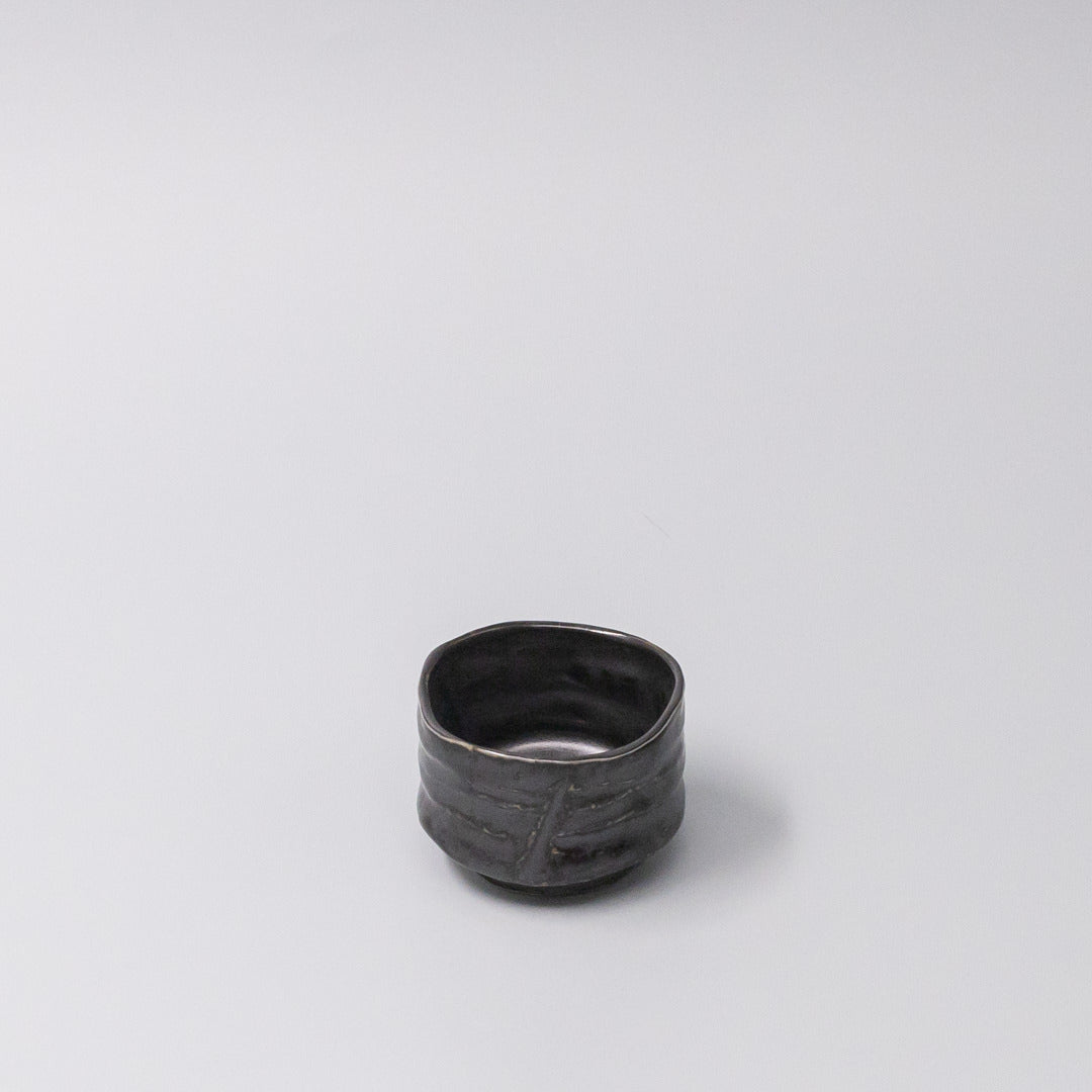 Oven Mitts & Pot Holders: Sake Cup Jet Black Glaze