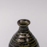 Wine Racks: Sake Jug 350ml Moss Black Glaze