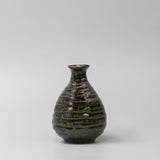Wine Racks: Sake Jug 350ml Moss Black Glaze