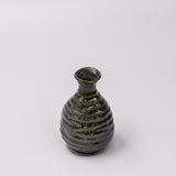 Wine Racks: Sake Jug 180ml Moss Black Glaze