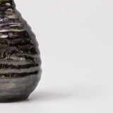 Wine Racks: Sake Jug 180ml Moss Black Glaze