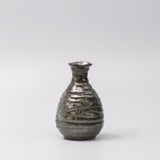Wine Racks: Sake Jug 180ml Moss Black Glaze